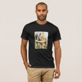 Alice im Wunderland Hookah Rauchen Raupe T-Shirt (Vorne ganz)