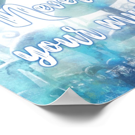 Alice im Wunderland Horizontaler Druck Poster (Ecke)