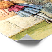 Alice im Wunderland Humpty Dumpty Poster (Ecke)