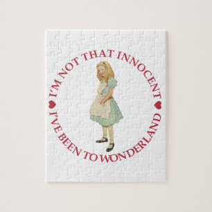 Alice im Wunderland - ich bin nicht dieses Puzzle