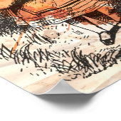 Alice im Wunderland "Ich bin nicht seltsam" Poster (Ecke)