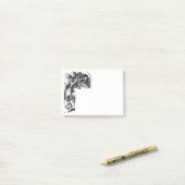 Alice im Wunderland Illustration Cheshire Cat Post-it Klebezettel (Auf Schreibtisch)