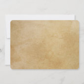 Alice im Wunderland im Kaninchenloch-Party Einladung (Rückseite)