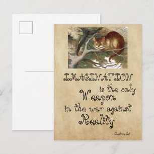 Alice im Wunderland - IMAGINATION CAT 1865 Postkarte