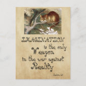 Alice im Wunderland - IMAGINATION CAT 1865 Postkarte (Vorderseite)