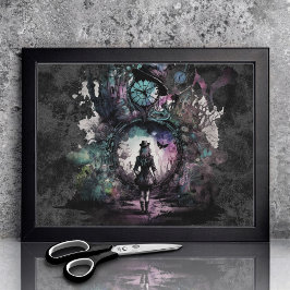 Alice im Wunderland | In das Kaninchenloch Seidenpapier