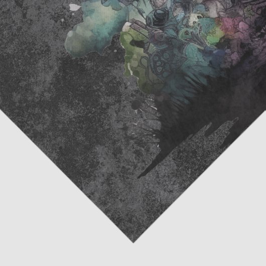 Alice im Wunderland | In das Kaninchenloch Seidenpapier (Detail)