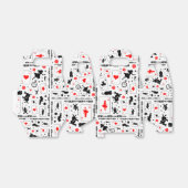 Alice im Wunderland in der Schwarz-weißen Red Favo Geschenkschachtel (Ungefaltet)