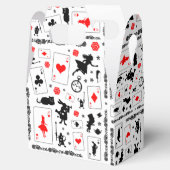 Alice im Wunderland in der Schwarz-weißen Red Favo Geschenkschachtel (Geöffnet)