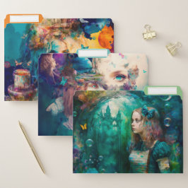 Alice im Wunderland in Farben Teil 2 Papiermappe