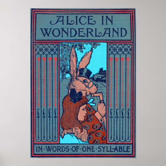 Alice im Wunderland "in Worten einer Silbe" Poster (Vorne)
