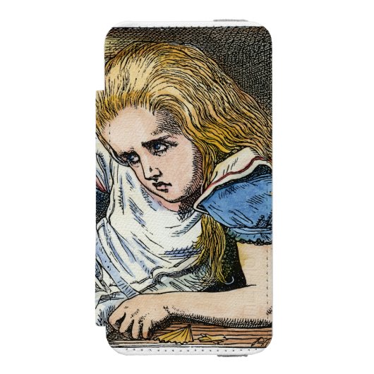 ALICE IM WUNDERLAND INCIPIO iPhone Geldbeutel-Hülle (Folio Vorderseite)