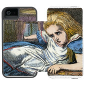 ALICE IM WUNDERLAND INCIPIO iPhone Geldbeutel-Hülle (Folio Geöffnet)