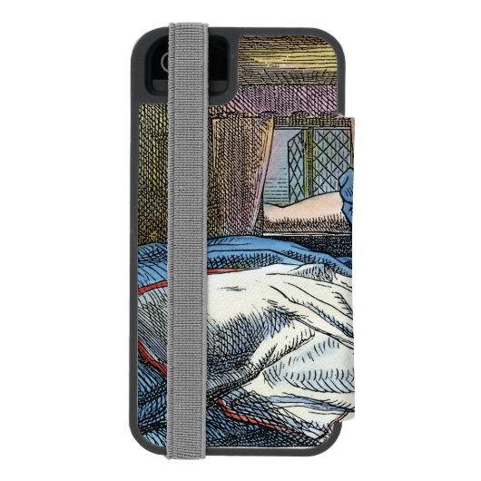 ALICE IM WUNDERLAND INCIPIO iPhone Geldbeutel-Hülle (Folio Rückseite)