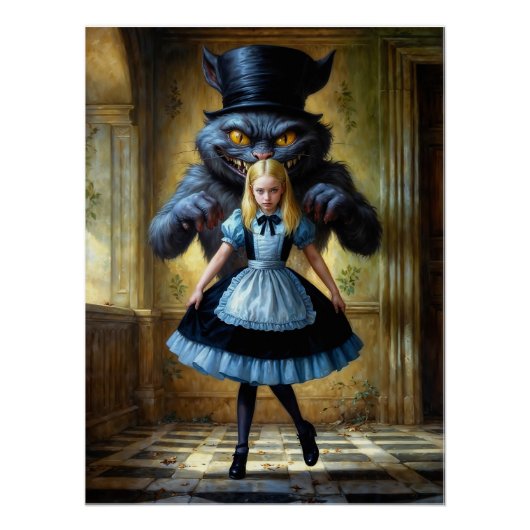 Alice im Wunderland inspiriert Poster (Vorderseite)