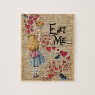 Alice im Wunderland Iss Mich Muffin Puzzle