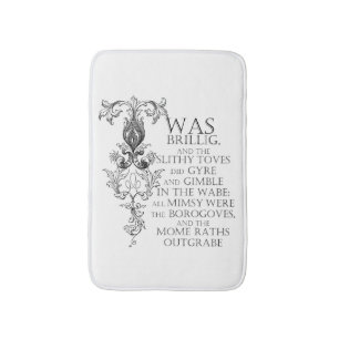 Alice im Wunderland Jabberwocky Bath Mat Badematte