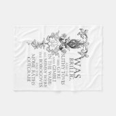 Alice im Wunderland Jabberwocky Fleece Blanket (Vorderseite (Horizontal))