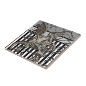 Alice im Wunderland Jabberwocky Grunge Fliese (Seite)