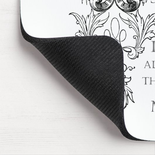 Alice im Wunderland Jabberwocky Poem Mousepad (Ecke)