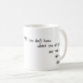 Alice im Wunderland jede mögliche Straße kann Kaffeetasse (VorderseiteRechts)