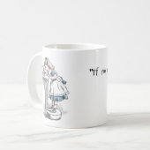 Alice im Wunderland jede mögliche Straße kann Kaffeetasse (Vorderseite Links)