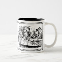Alice im Wunderland John Tenniel Illustration Tass