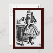 Alice im Wunderland John Tenniel Postcard Postkarte (Vorne/Hinten)