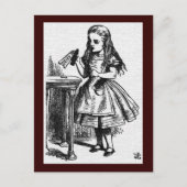 Alice im Wunderland John Tenniel Postcard Postkarte (Vorderseite)