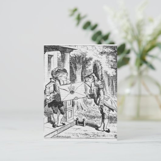 Alice im Wunderland John Tenniel Postcard Postkarte (Stehend Vorderseite)