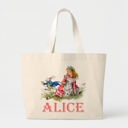 ALICE IM WUNDERLAND JUMBO STOFFBEUTEL (Vorne)
