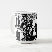 Alice im Wunderland Kaffee Tasse (Vorderseite Links)