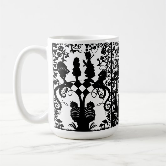 Alice im Wunderland Kaffee Tasse (Links)