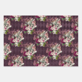 Alice im Wunderland Kaninchen Lila Geschenkpapier Set (Vorderseite 2)