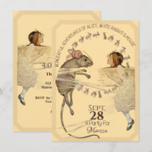 Alice im Wunderland Kaninchen Maus