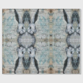 Alice im Wunderland-Kaninchen-Welt Geschenkpapier (Flach)