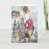 Alice im Wunderland Karte (Vorderseite)