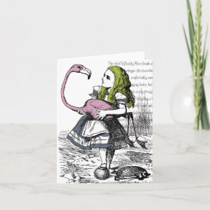 Alice im Wunderland Karte