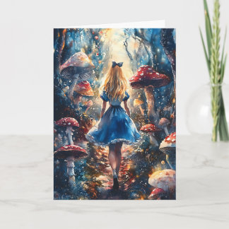 Alice im Wunderland Karte