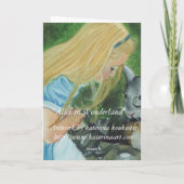 Alice im Wunderland-Karte Karte (Rückseite)