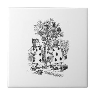 Alice im Wunderland-Karten/Rosen Fliese