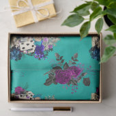 Alice im Wunderland Karten und Rose Entwürfe Seidenpapier (Geschenk)