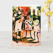 Alice im Wunderland Kartenspielen Karte (Gelbe Blume)