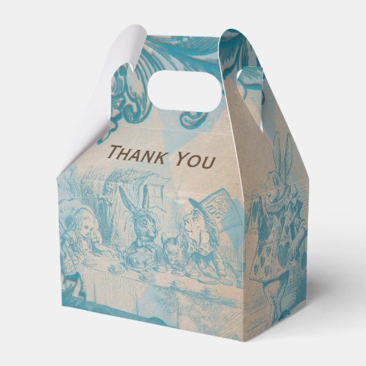 Alice im Wunderland - Kästchen "Gefallen" Geschenkschachtel (Vorderseite)