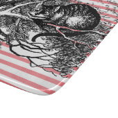 Alice im Wunderland Katze Alice in Wonderland Cat Schneidebrett (Ecke)