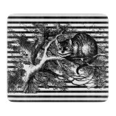 Alice im Wunderland Katze Alice in Wonderland Cat Schneidebrett (Vorderseite)