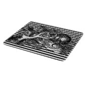 Alice im Wunderland Katze Alice in Wonderland Cat Schneidebrett (Ecke)