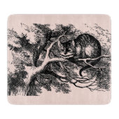 Alice im Wunderland Katze Alice in Wonderland Cat Schneidebrett (Vorderseite)