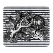 Alice im Wunderland Katze Alice in Wonderland Cat Schneidebrett (Vorderseite)