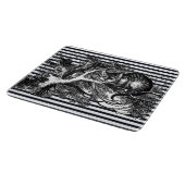 Alice im Wunderland Katze Alice in Wonderland Cat Schneidebrett (Ecke)